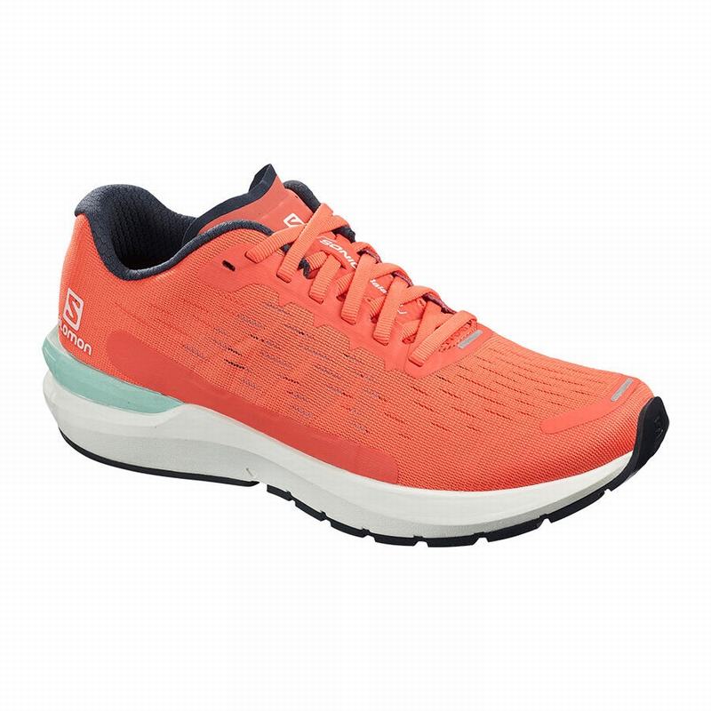 Salomon SONIC 3 BALANCE W Zapatillas De Running Mujer - Marrones / Blancas - Colombia (89047-RYMQ)